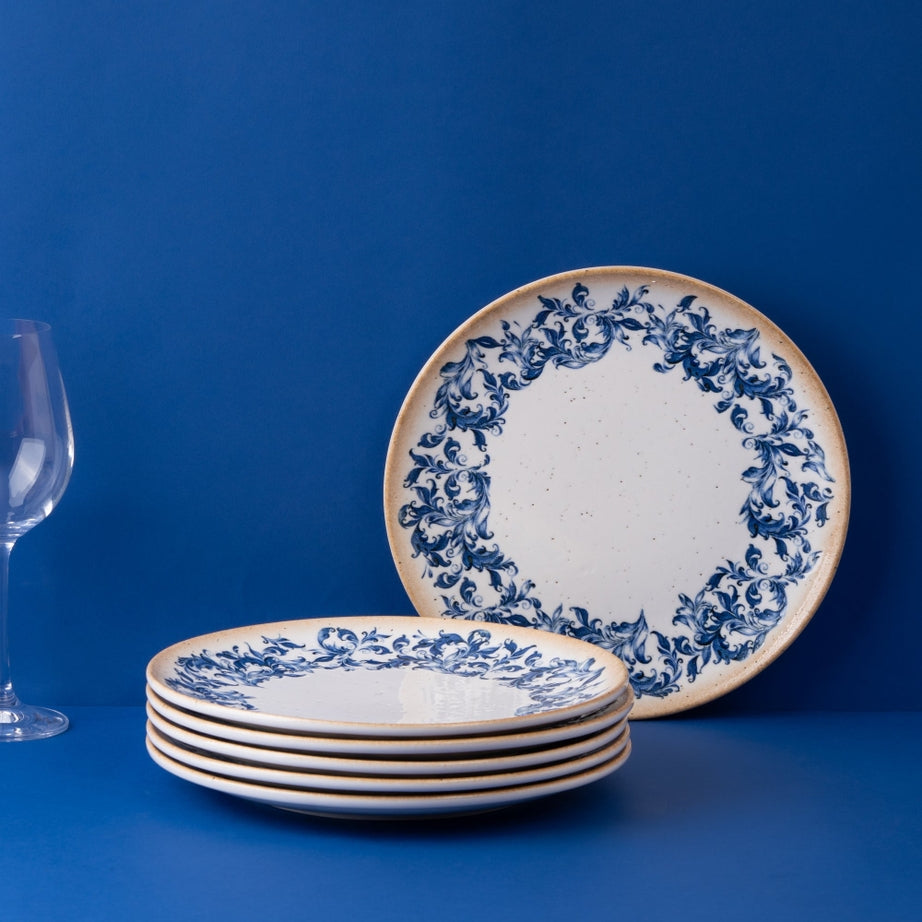 Cruise Amalfi Round Rimless Porcelain Plate 24cm – Set of 6 | Professional Hospitality Dinner Plate