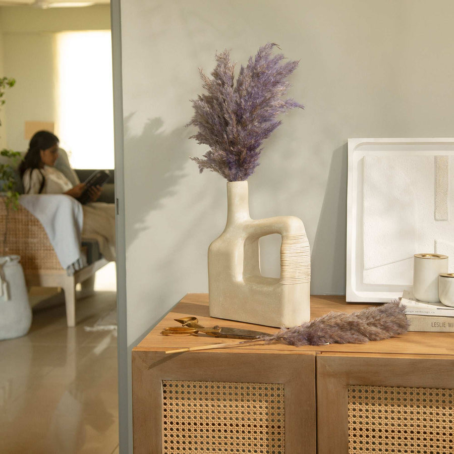Sarafay Large Ecomix Cane Vase