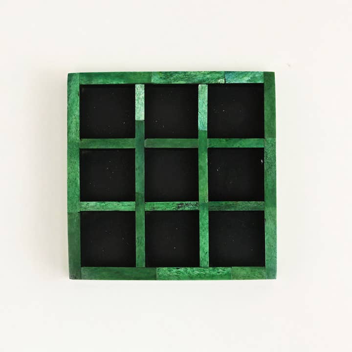 Tac-Tic-Toe Green Board Game
