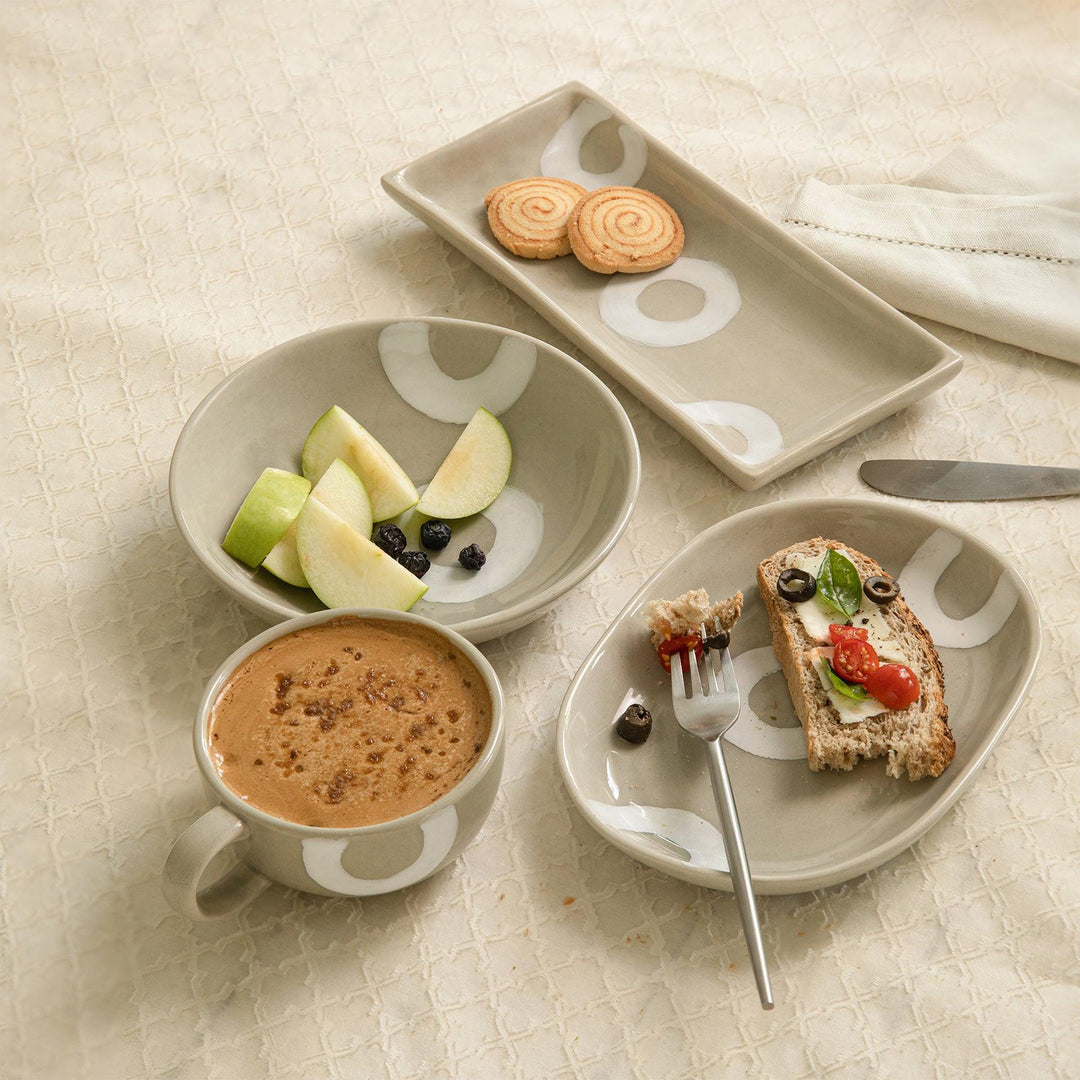 GEO CERAMIC BREAKFAST SET