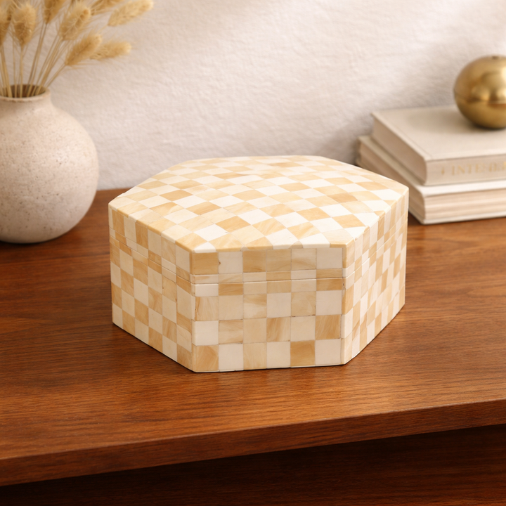 Checkered Carnival Pattern Box