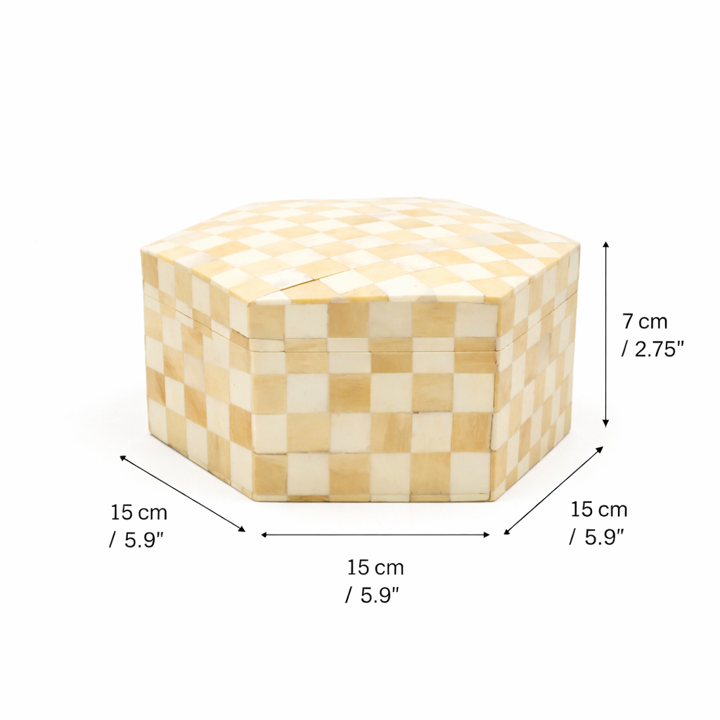 Checkered Carnival Pattern Box