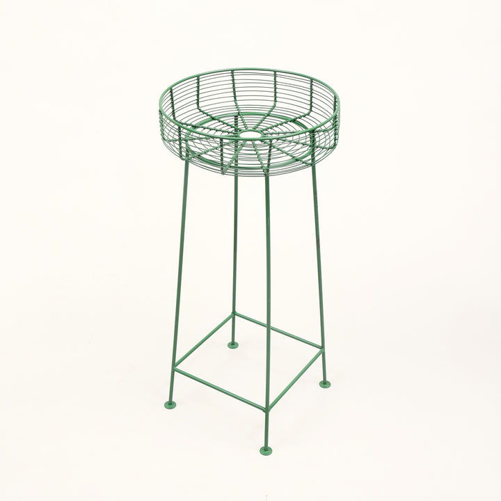 Set di 2 Vasi Rotondi Verdi – Vasi Decorativi per Giardino e Piante da Interno