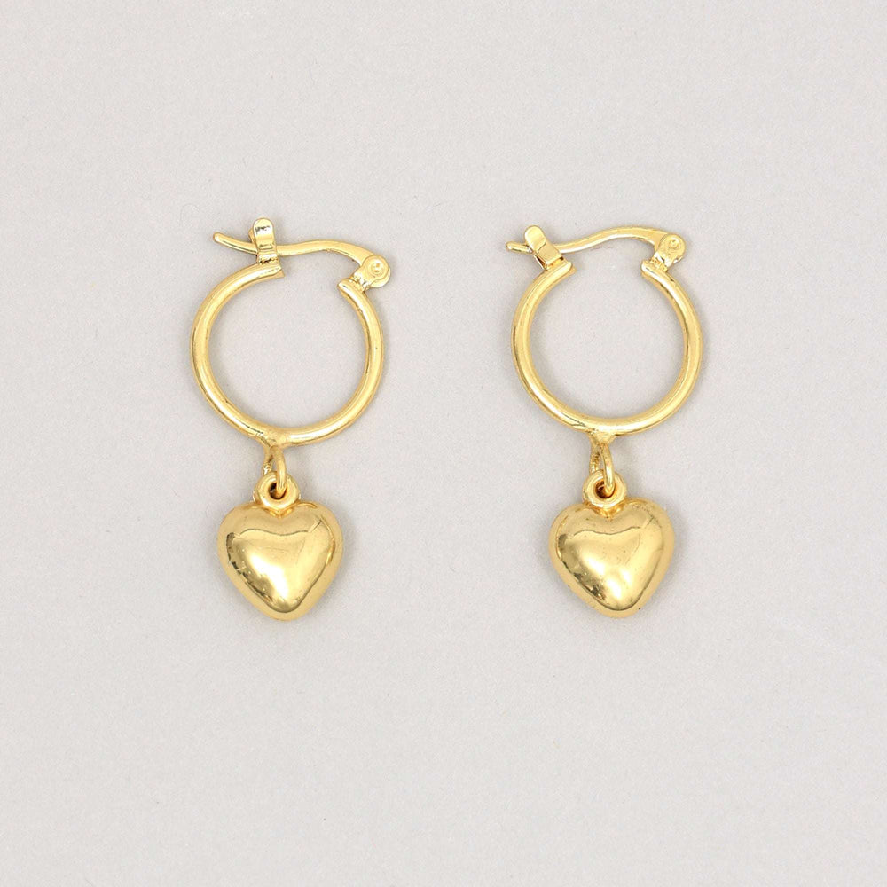 Romantic Heart Dangle Earrings