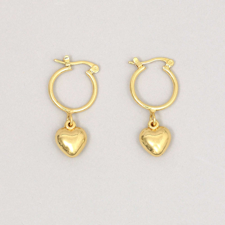 Romantic Heart Dangle Earrings