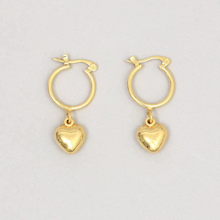 Romantic Heart Dangle Earrings