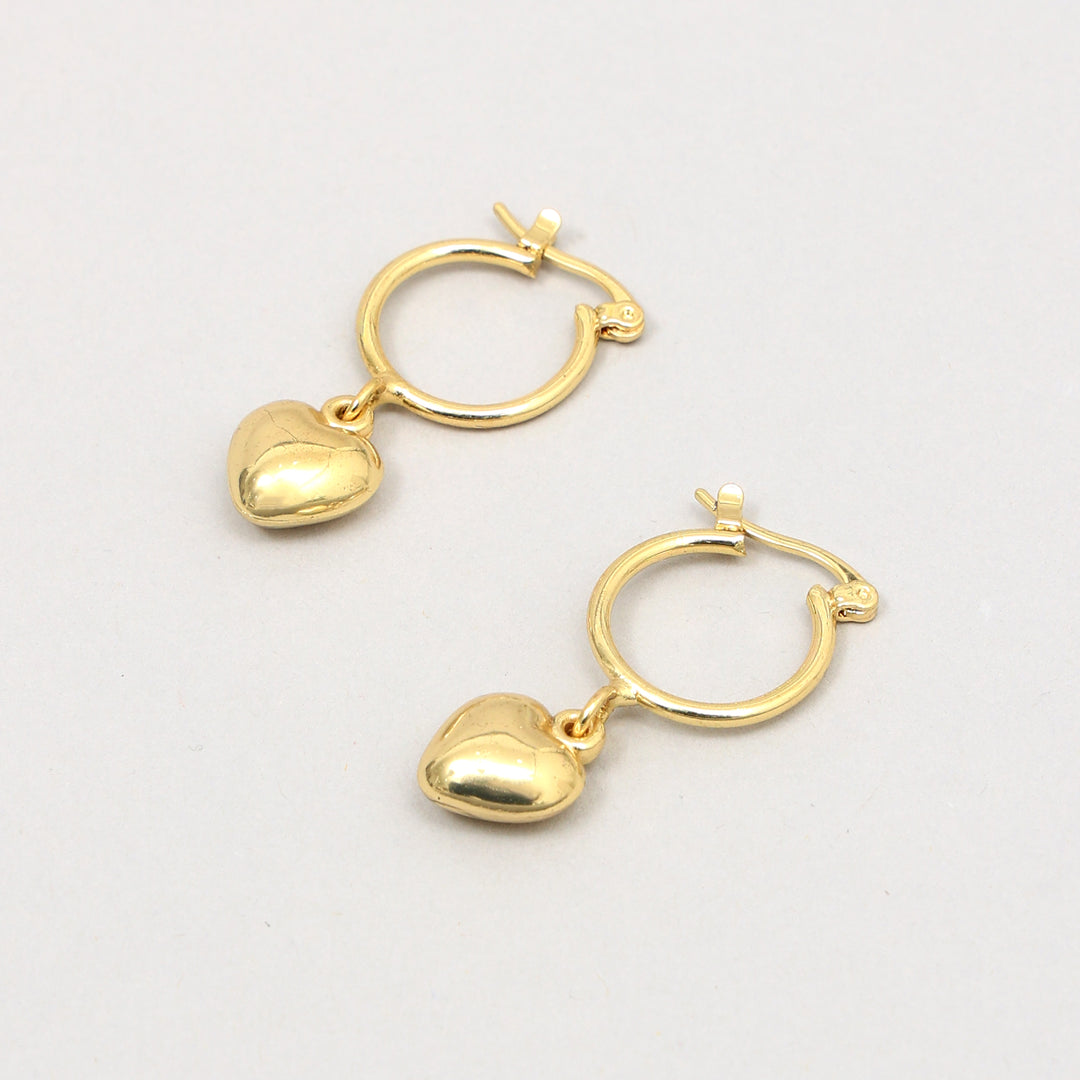 Romantic Heart Dangle Earrings