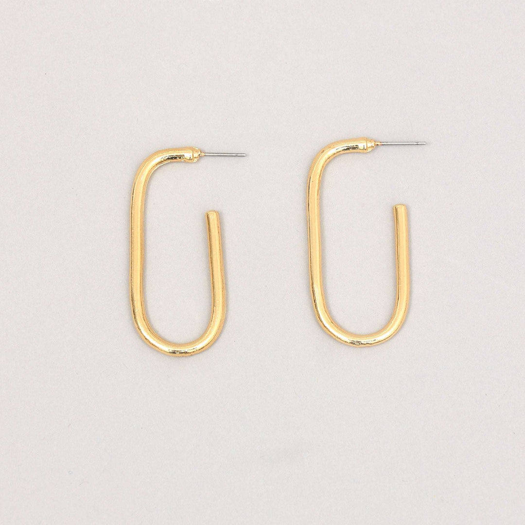 Ring Shape Stylish Hoop Earrings