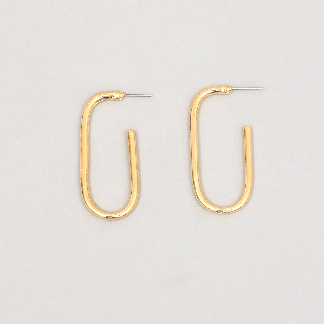 Ring Shape Stylish Hoop Earrings