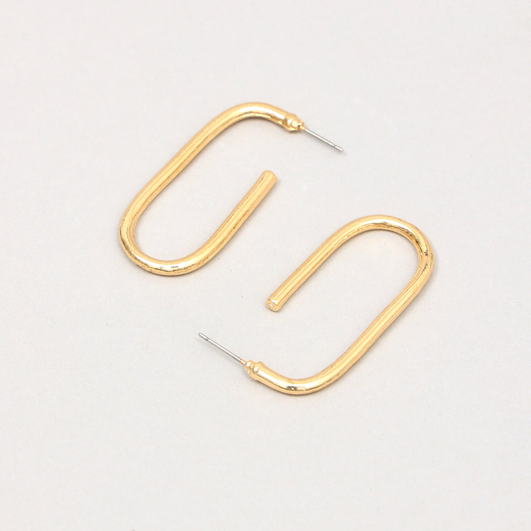 Ring Shape Stylish Hoop Earrings