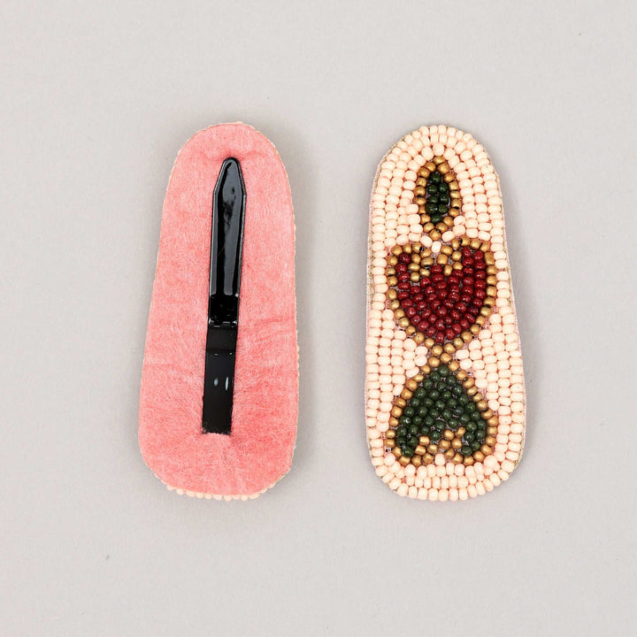 Bead Accent Hair Clip
