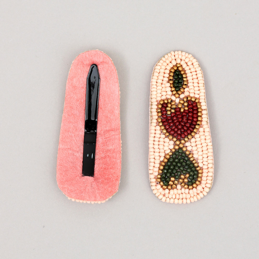 Bead Accent Hair Clip