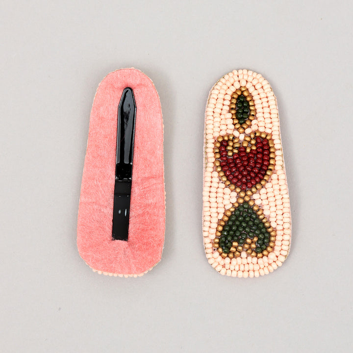 Bead Accent Hair Clip