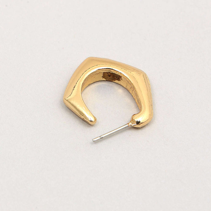 Gold Plated Designer Hoop Earrings