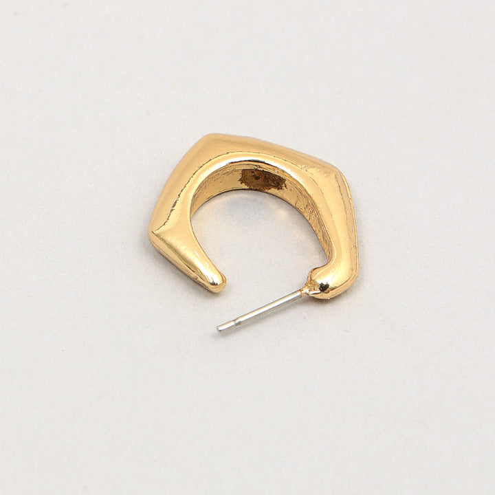 Gold Plated Designer Hoop Earrings