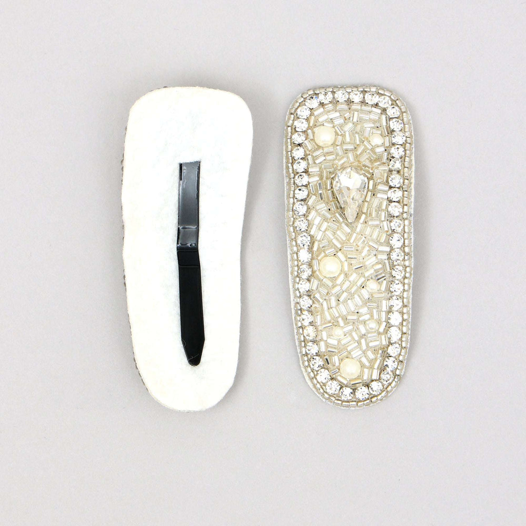 Shiny Silver Embellishment Clip