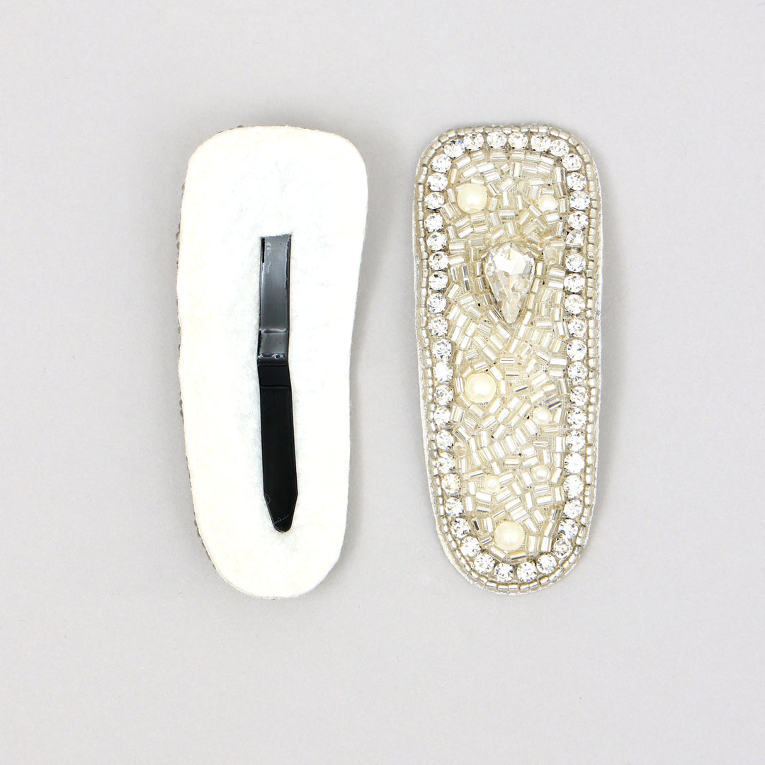 Shiny Silver Embellishment Clip