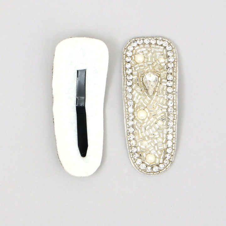 Shiny Silver Embellishment Clip