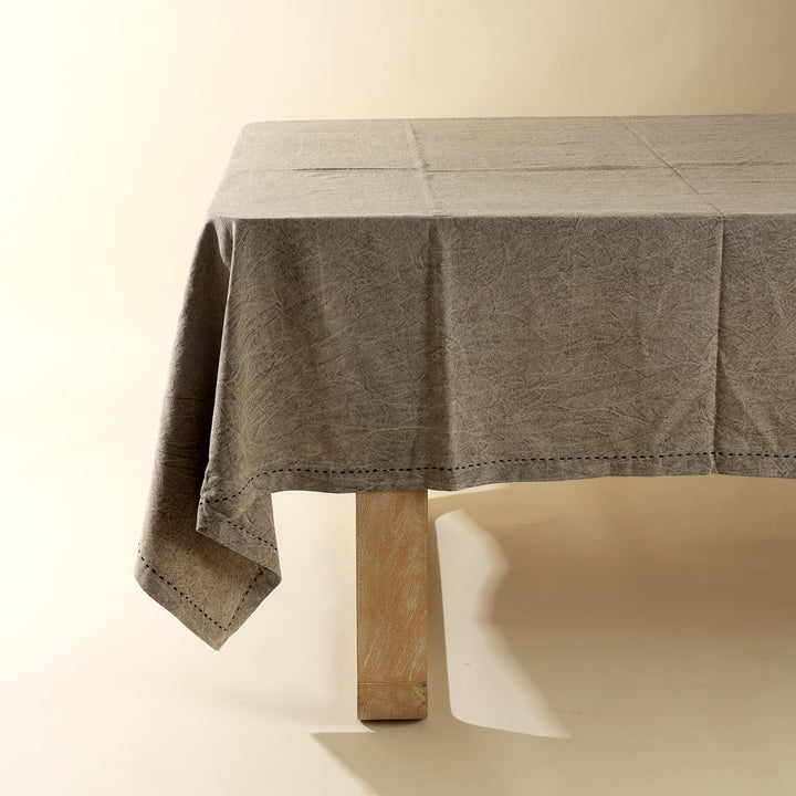 Grande tovaglia in cotone/lino - beige