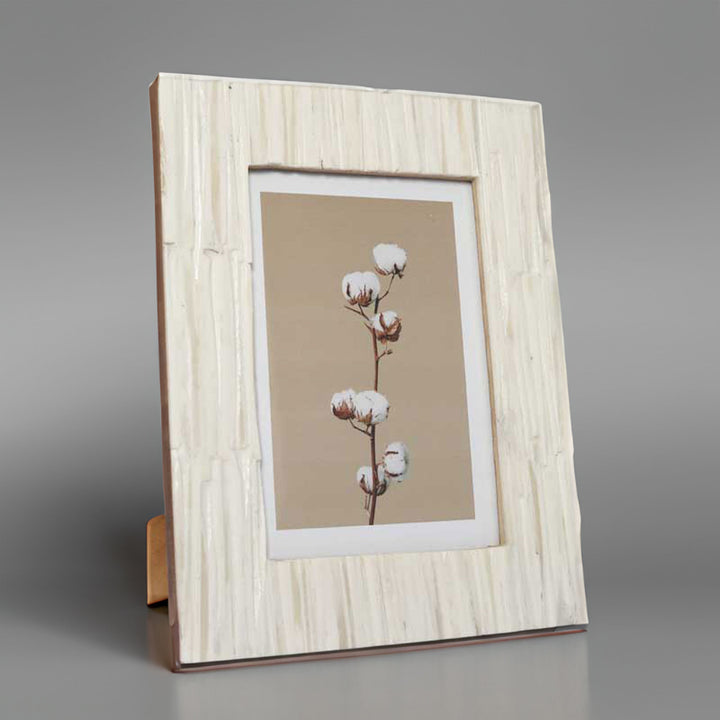 GEHOUWEN FOTOFRAME / IVOORBOT / 5X7 / 4 STUKS PER BINNENVERPAKKING / MOQ - 4 STUKS