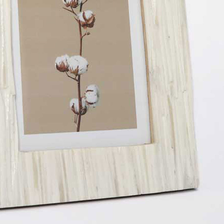 GEHOUWEN FOTOFRAME / IVOORBOT / 5X7 / 4 STUKS PER BINNENVERPAKKING / MOQ - 4 STUKS