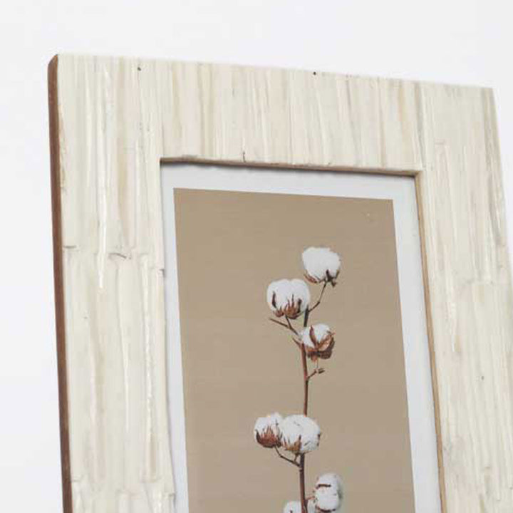 GEHOUWEN FOTOFRAME / IVOORBOT / 5X7 / 4 STUKS PER BINNENVERPAKKING / MOQ - 4 STUKS