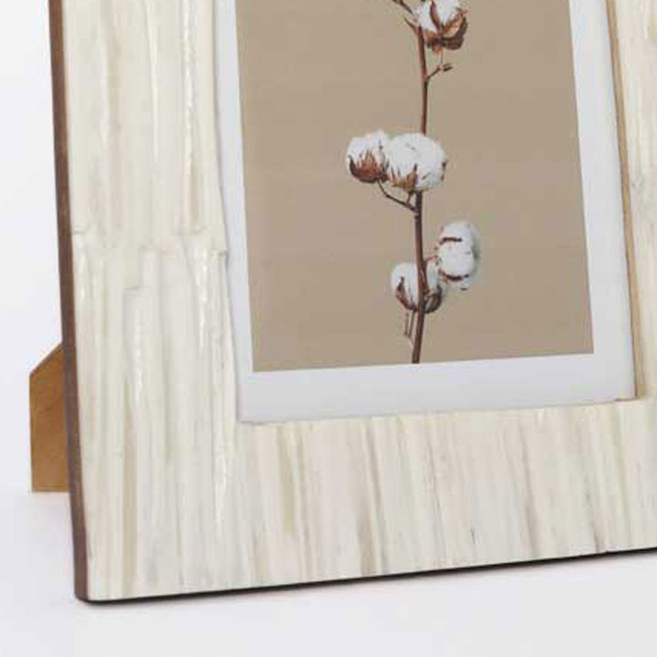 GEHOUWEN FOTOFRAME / IVOORBOT / 5X7 / 4 STUKS PER BINNENVERPAKKING / MOQ - 4 STUKS