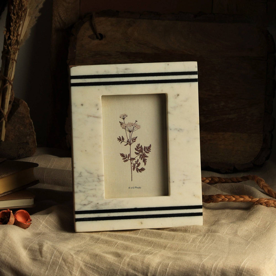 Rhaenyra 6x4 Natural Marble Picture Frame