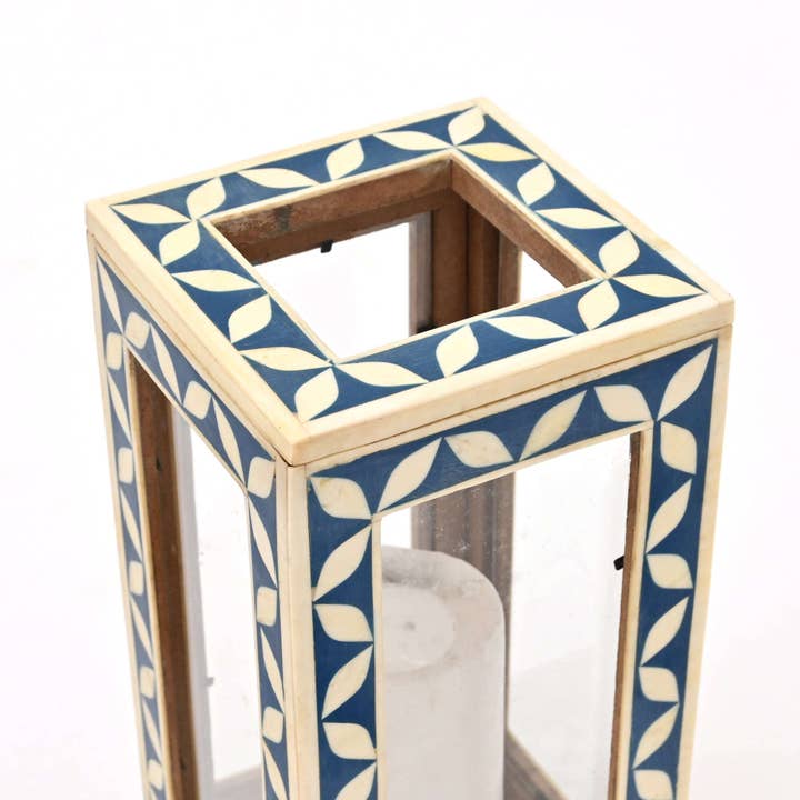 Moroccan Metal Lantern | Decorative Candle Holder | Ambient Indoor/Outdoor Light | Boho & Rustic Home Decor