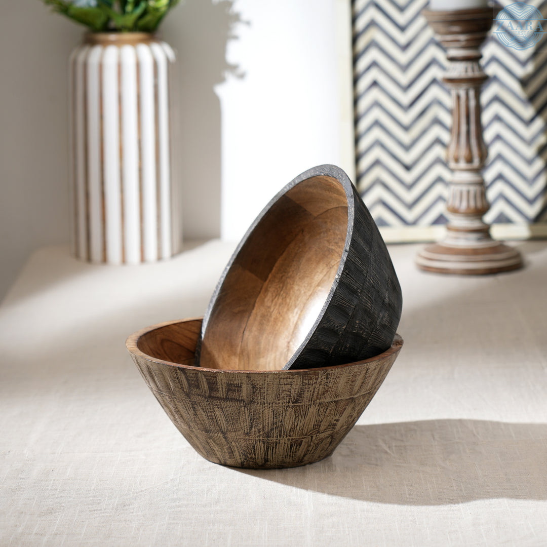 Classic Wooden Bowl – Timeless and Versatile Design (21321-48CB)