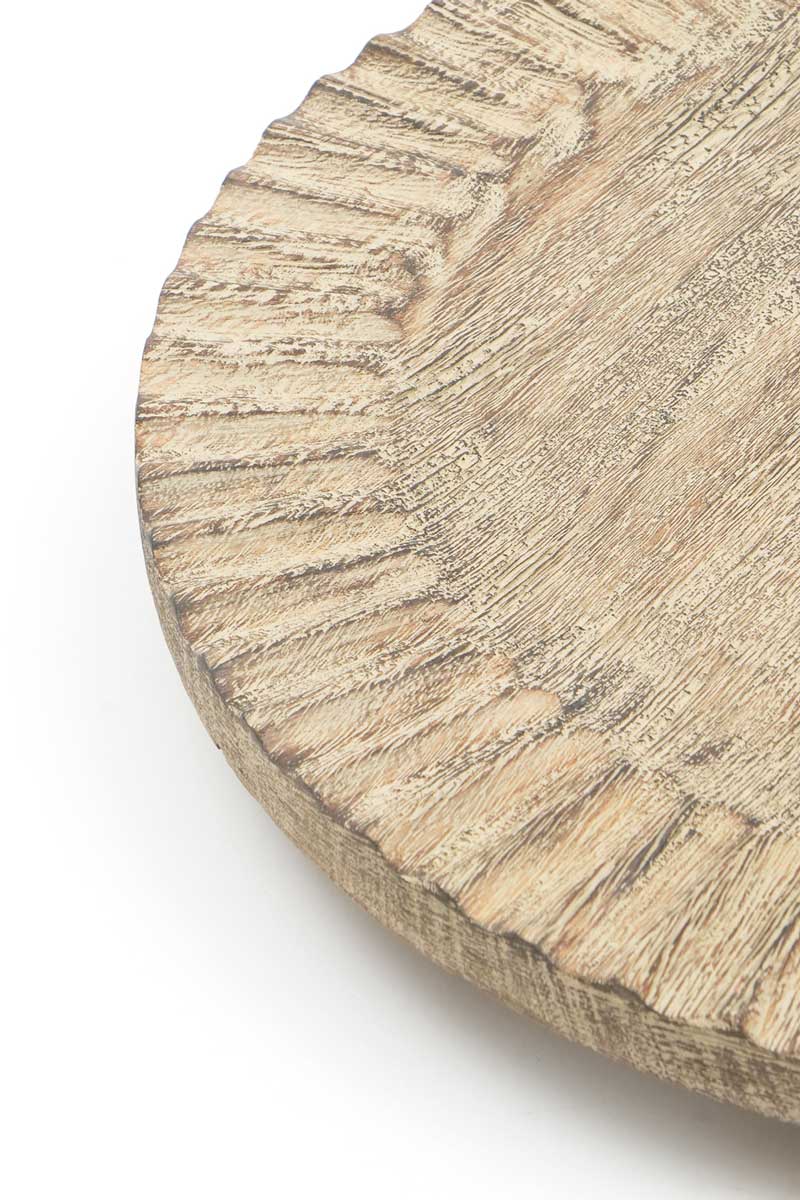 Classic Wooden Lazy Susan – Elegant Rotating Serving Tray - 21321-58BS