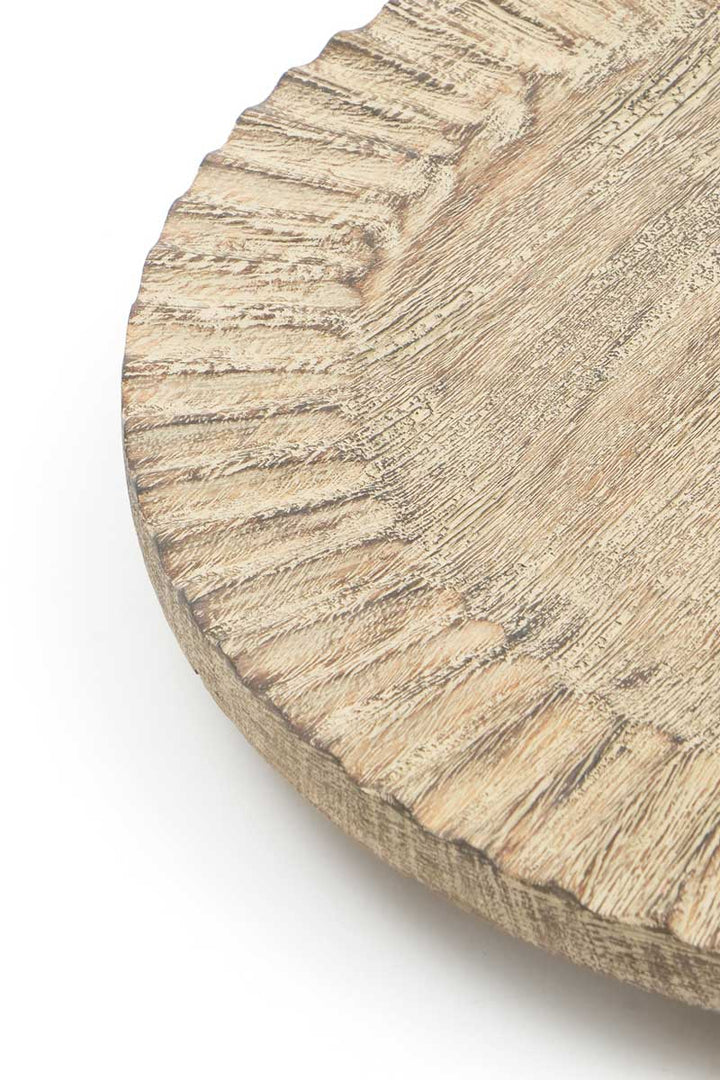 Classic Wooden Lazy Susan – Elegant Rotating Serving Tray - 21321-58BS