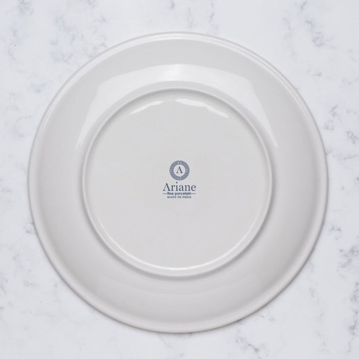 Paros Shell Sand Round Rimless Porcelain Plate 24cm – Set of 6 | Professional Hospitality Tableware