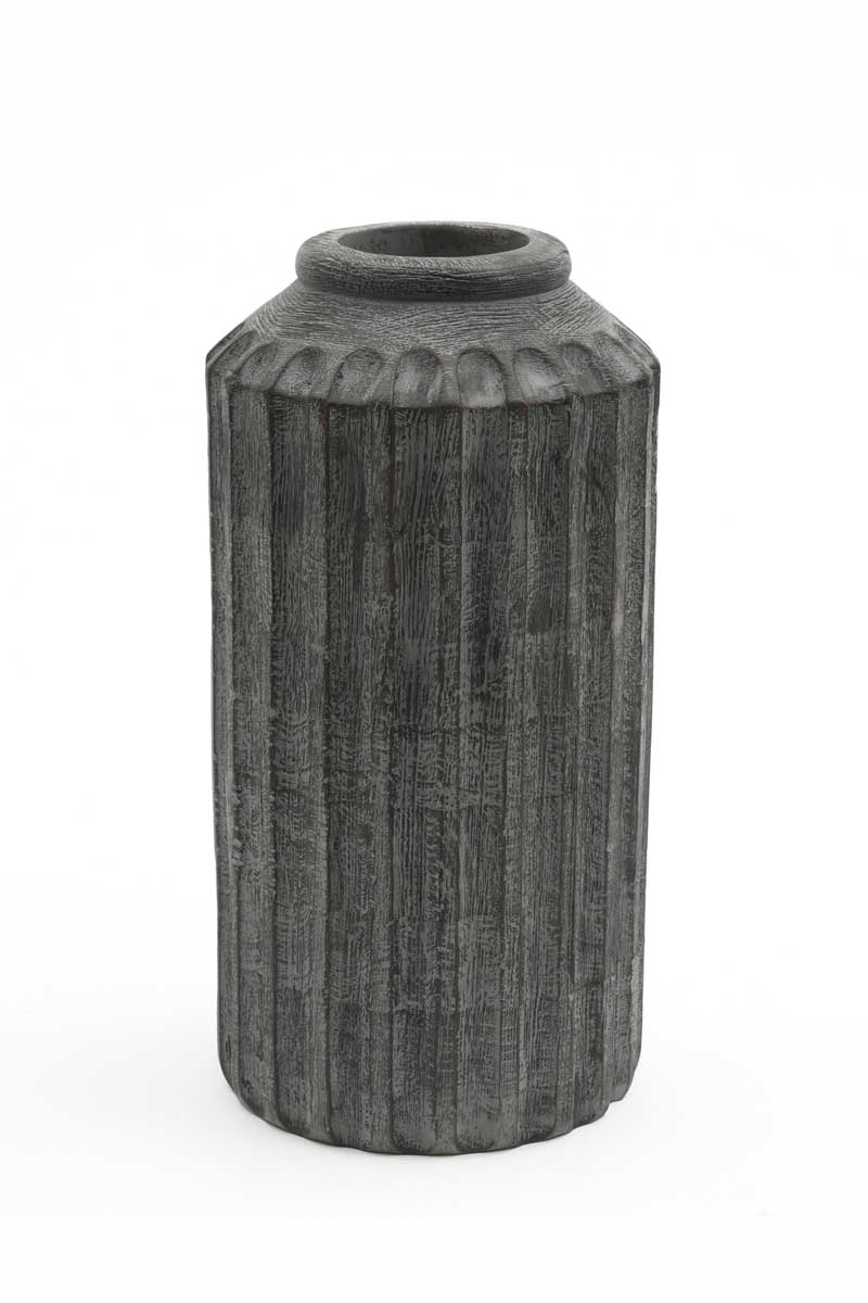 Sophisticated Wooden Vase – Timeless Elegance for Your Décor - 2808-33CR