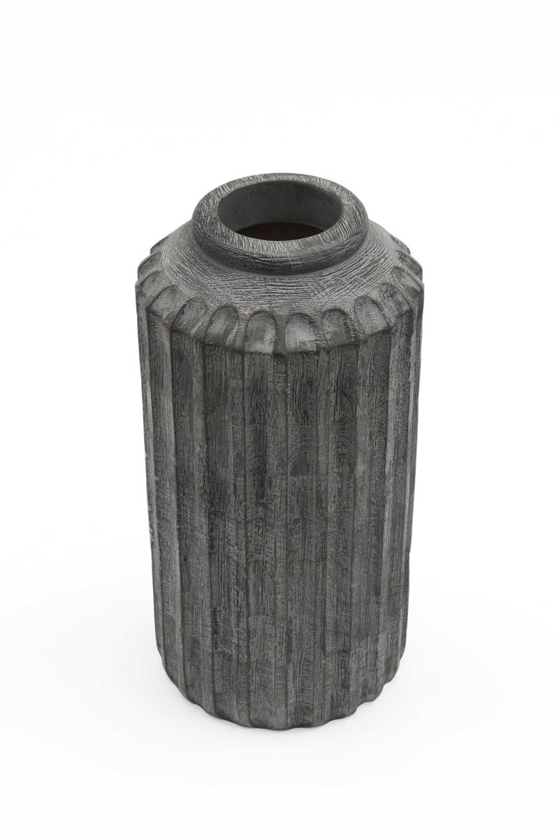 Sophisticated Wooden Vase – Timeless Elegance for Your Décor - 2808-33CR