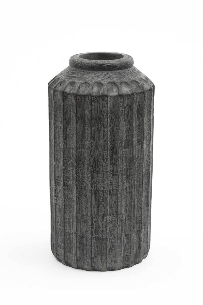 Sophisticated Wooden Vase – Timeless Elegance for Your Décor - 2808-34CR