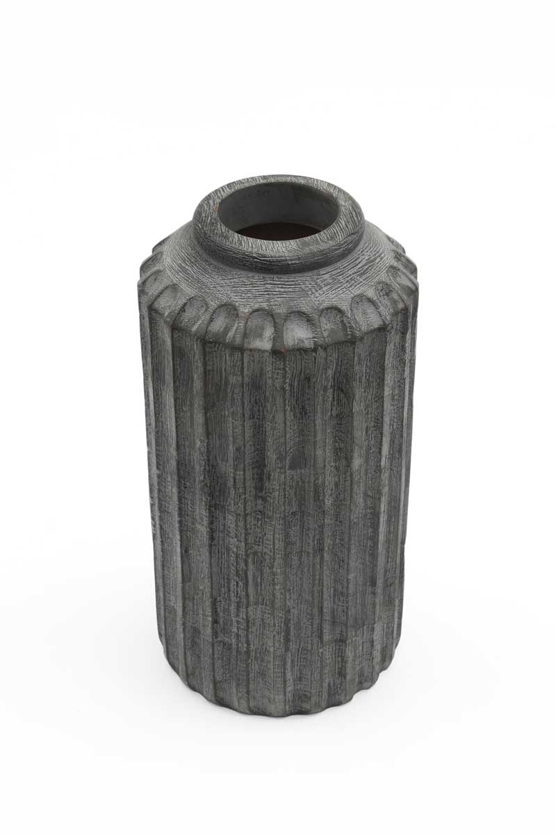 Sophisticated Wooden Vase – Timeless Elegance for Your Décor - 2808-34CR