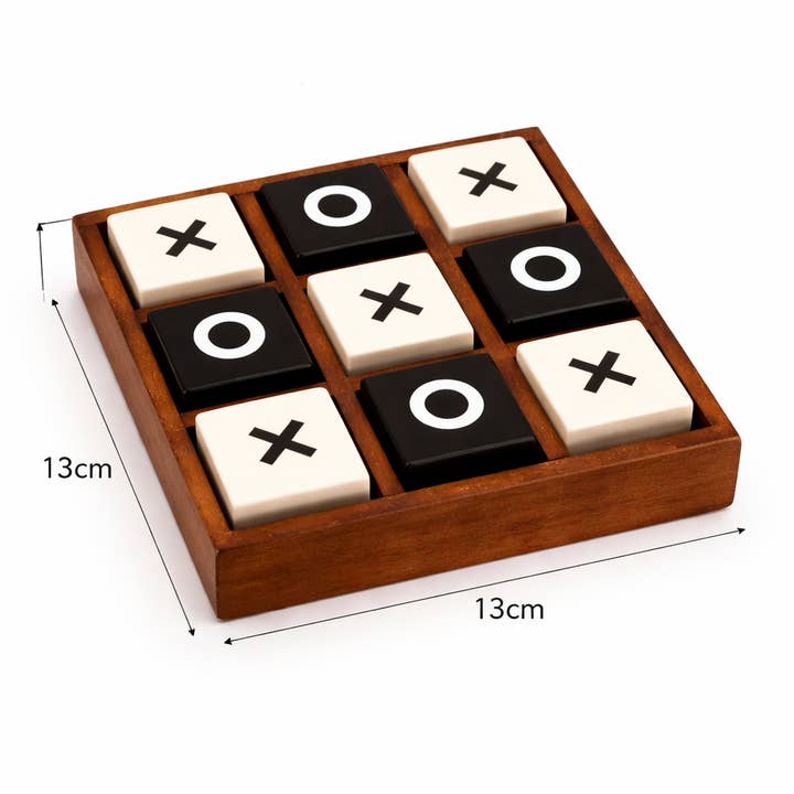 Modern Resin Tic Tac Toe Game Set. | Luxury Home Décor Accent |