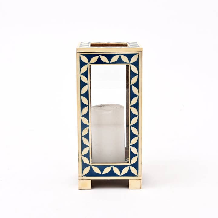 Moroccan Metal Lantern | Decorative Candle Holder | Ambient Indoor/Outdoor Light | Boho & Rustic Home Decor