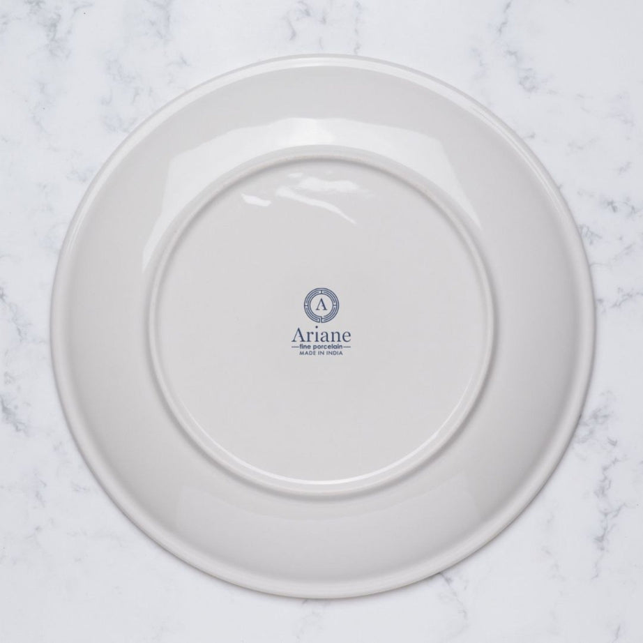 Paros Shell Sand Round Rimless Porcelain Plate 18cm – Set of 12 | Professional Hospitality Tableware