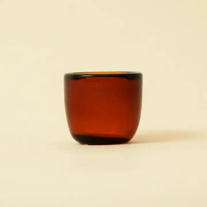 Glass Tea Light Holder – Handmade with Recycled Glass, Eco-Friendly & Elegant Set of 3