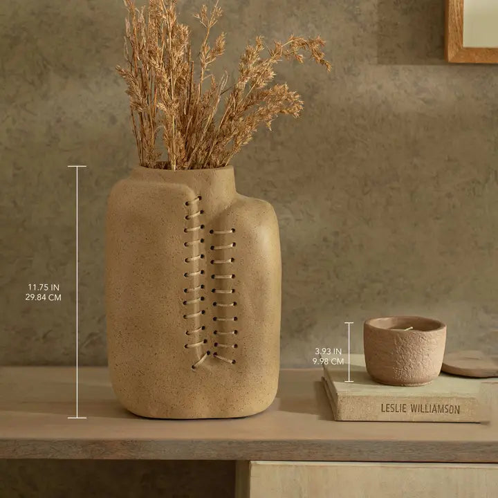 Niraan handgefertigte Ecomix-Rattanvase