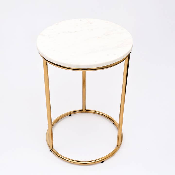 Gold EPL Marble Table Set of 2
