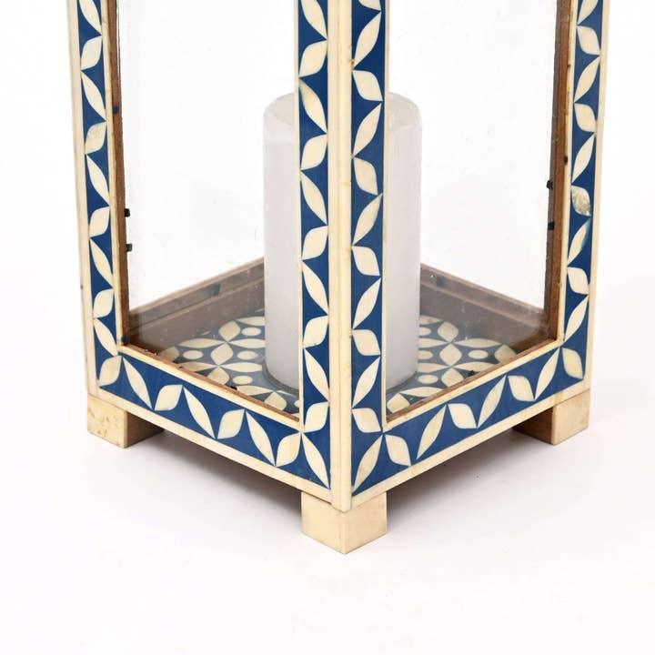 Moroccan Metal Lantern | Decorative Candle Holder | Ambient Indoor/Outdoor Light | Boho & Rustic Home Decor