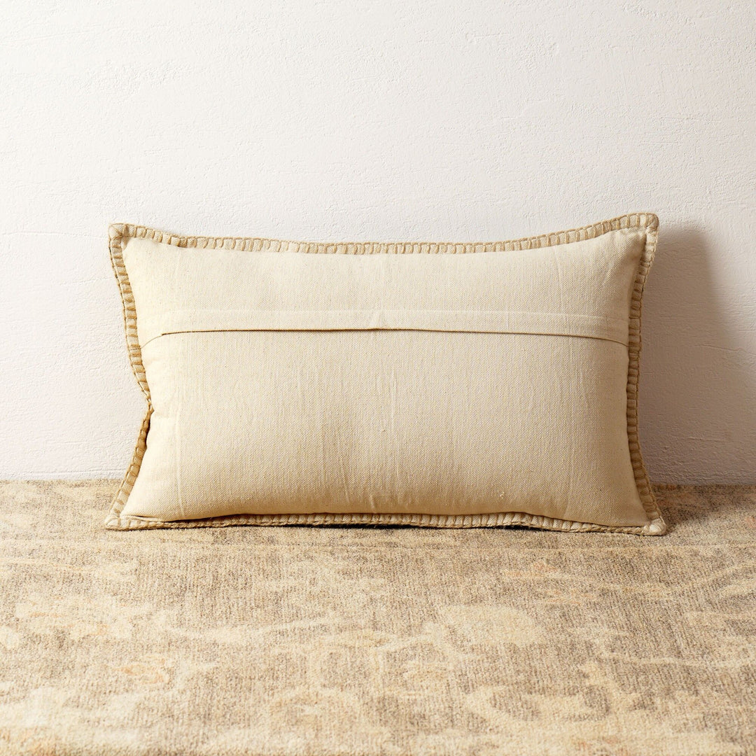 Cuscino Lombare Tessuto a Mano con Imbottitura