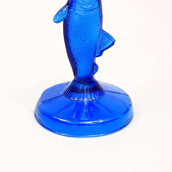 Fish Candle Holder in Royal Blue – Ocean Coastal Decor Accent