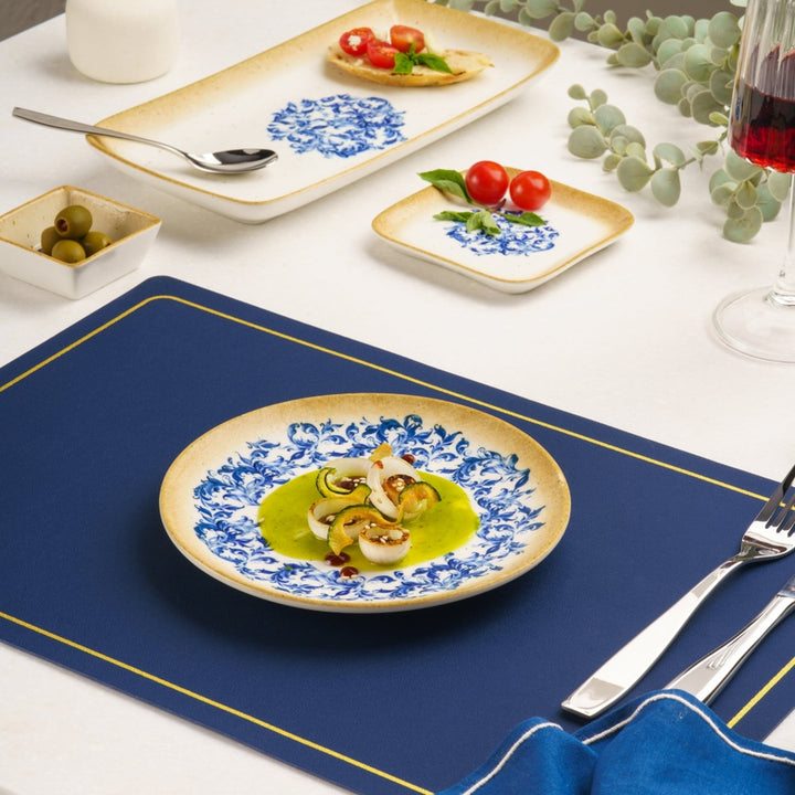 Cruise Amalfi Round Rimless Porcelain Plate 18cm – Set of 12 | Professional Hospitality Side Plate