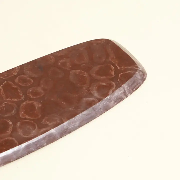 Brown Marble Cheese Board – Handcrafted Elegance