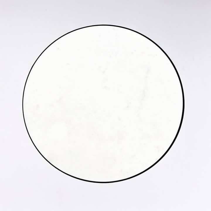 Round Cone Marble Side Table