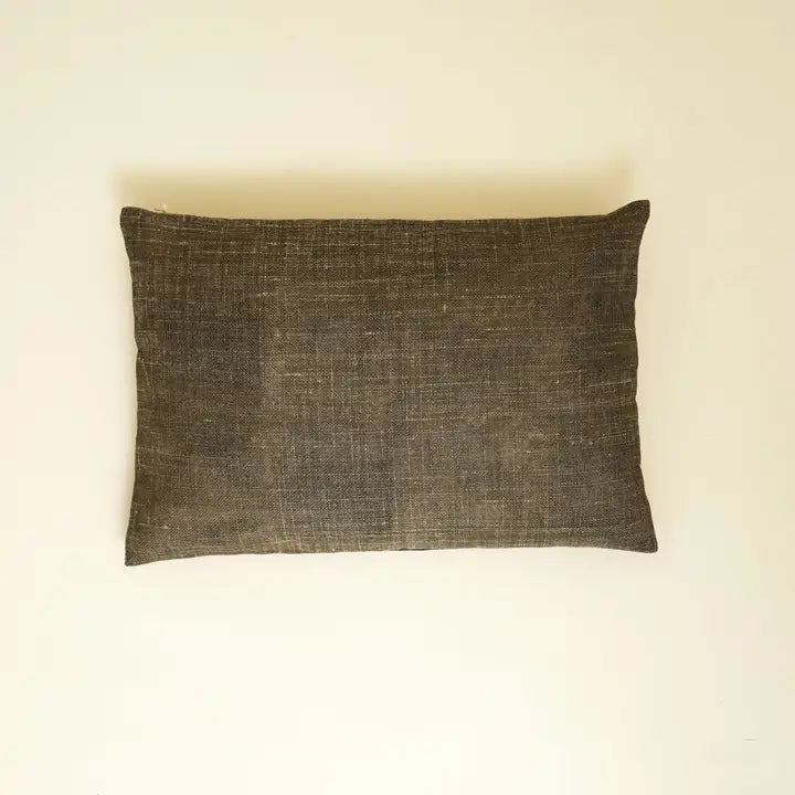 Handcrafted Jute Striped Cushion – Natural Textured Throw Pillow for Modern Interiors